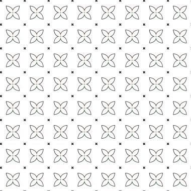 Geometrik süslemeli vektör deseni. Kusursuz tasarım dokusu 