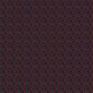 Geometrik süslemeli vektör deseni. Kusursuz tasarım dokusu 