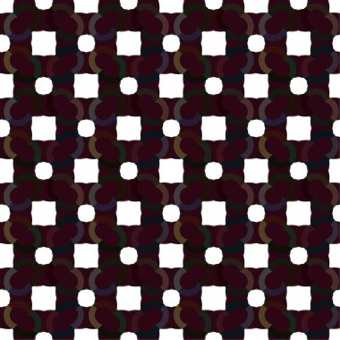 Geometrik süslemeli vektör deseni. Kusursuz tasarım dokusu 