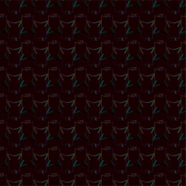 Geometrik süslemeli vektör deseni. Kusursuz tasarım dokusu 