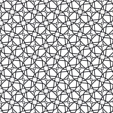 Soyut geometrik süslemesiz desen. tasarım arkaplanı, vektör illüstrasyonu