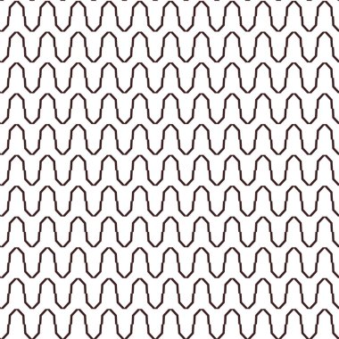 Geometrik süslemeli vektör deseni. Kusursuz tasarım dokusu 