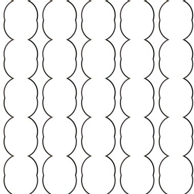 Geometrik süslemeli vektör deseni. Kusursuz tasarım dokusu 