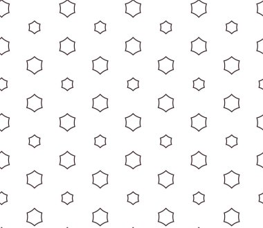 Geometrik süslemeli vektör deseni. Kusursuz tasarım dokusu 