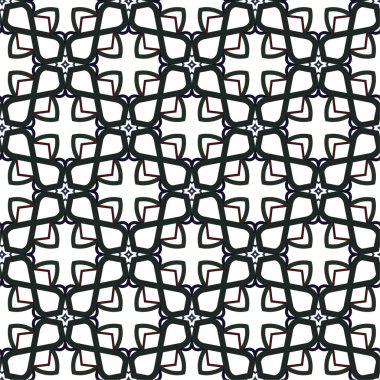 Soyut geometrik süslemesiz desen. tasarım arkaplanı, vektör illüstrasyonu