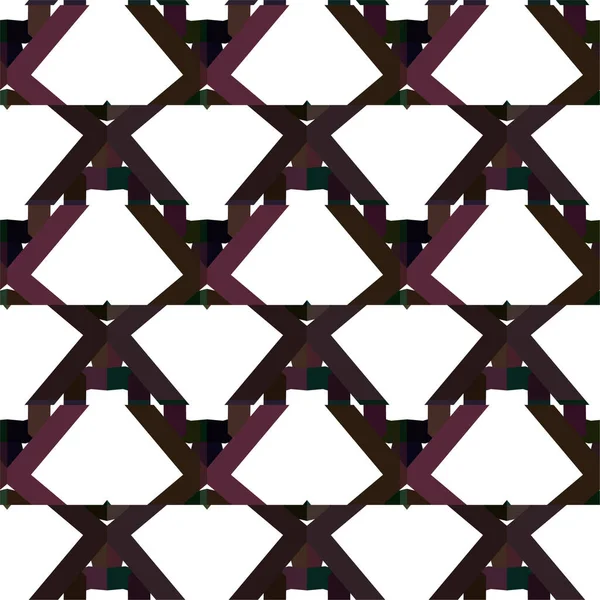 Abstrakte Geometrische Ornamentale Nahtlose Muster Design Hintergrund Vektorillustration — Stockvektor