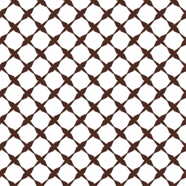 Geometrik süslemeli vektör deseni. Kusursuz tasarım dokusu 