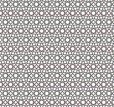 Soyut geometrik süslemesiz desen. tasarım arkaplanı, vektör illüstrasyonu