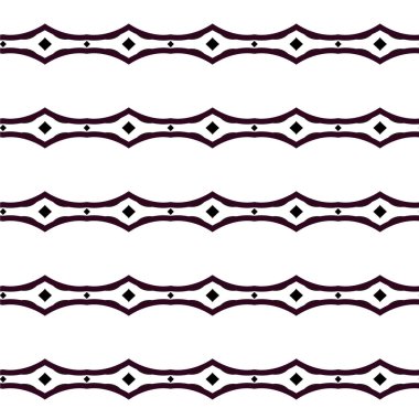 Geometrik süslemeli vektör deseni. Kusursuz tasarım dokusu 