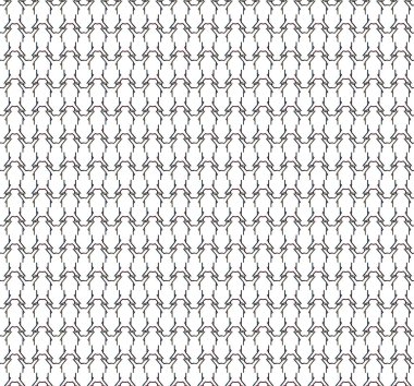 Geometrik süslemeli vektör deseni. Kusursuz tasarım dokusu 