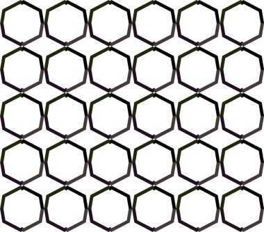 Soyut geometrik süslemesiz desen. tasarım arkaplanı, vektör illüstrasyonu