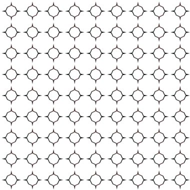 Geometrik süslemeli vektör deseni. Kusursuz tasarım dokusu 