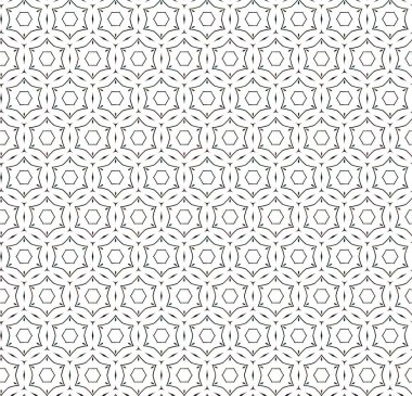 Soyut geometrik süslemesiz desen. tasarım arkaplanı, vektör illüstrasyonu