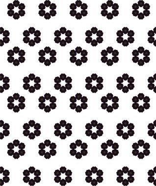 Geometrik süslemeli vektör deseni. Kusursuz tasarım dokusu 