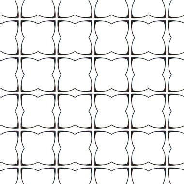 Geometrik süslemeli vektör deseni. Kusursuz tasarım dokusu 