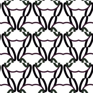 Soyut geometrik süslemesiz desen. tasarım arkaplanı, vektör illüstrasyonu