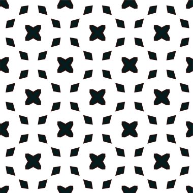 Geometrik süslemeli vektör deseni. Kusursuz tasarım dokusu 