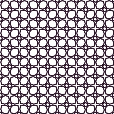 Geometrik süslemeli vektör deseni. Kusursuz tasarım dokusu 