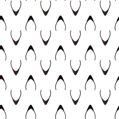 Geometrik süslemeli vektör deseni. Kusursuz tasarım dokusu 