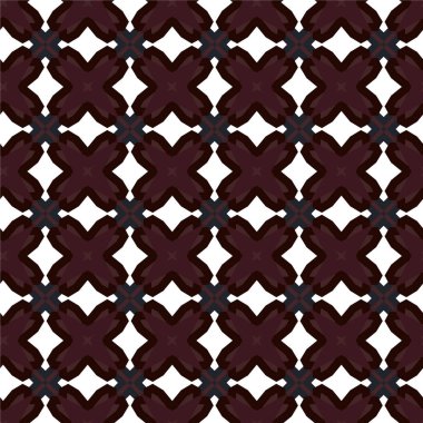 Geometrik süslemeli vektör deseni. Kusursuz tasarım dokusu 