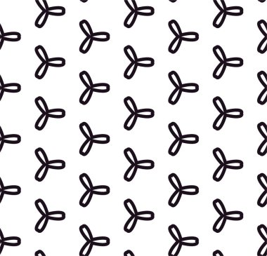 Geometrik süslemeli vektör deseni. Kusursuz tasarım dokusu 
