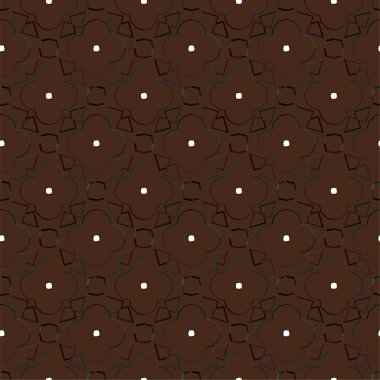 Geometrik süslemeli vektör deseni. Kusursuz tasarım dokusu 