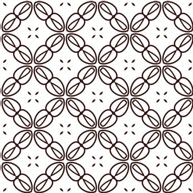 Geometrik süslemeli vektör deseni. Kusursuz tasarım dokusu 