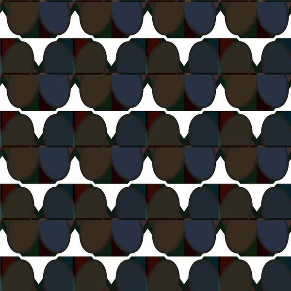 Geometrik süslemeli vektör deseni. Kusursuz tasarım dokusu 