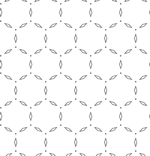 Abstrakte Geometrische Ornamentale Nahtlose Muster Design Hintergrund Vektorillustration — Stockvektor