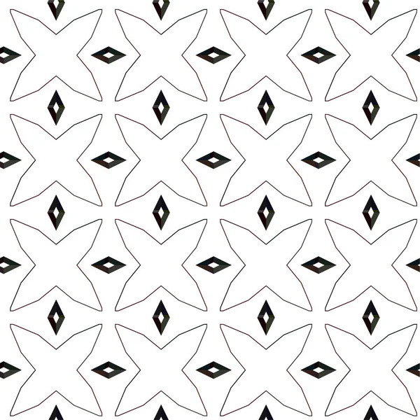 Abstrakte Geometrische Ornamentale Nahtlose Muster Design Hintergrund Vektorillustration — Stockvektor