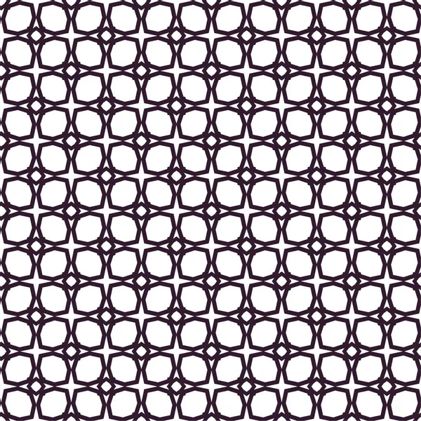 Geometrik süslemeli vektör deseni. Kusursuz tasarım dokusu 