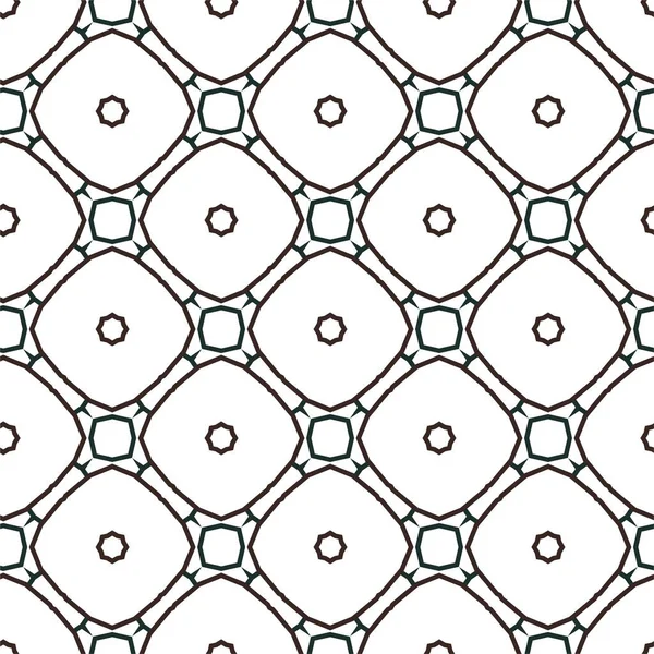 Abstrakte Geometrische Ornamentale Nahtlose Muster Design Hintergrund Vektorillustration — Stockvektor