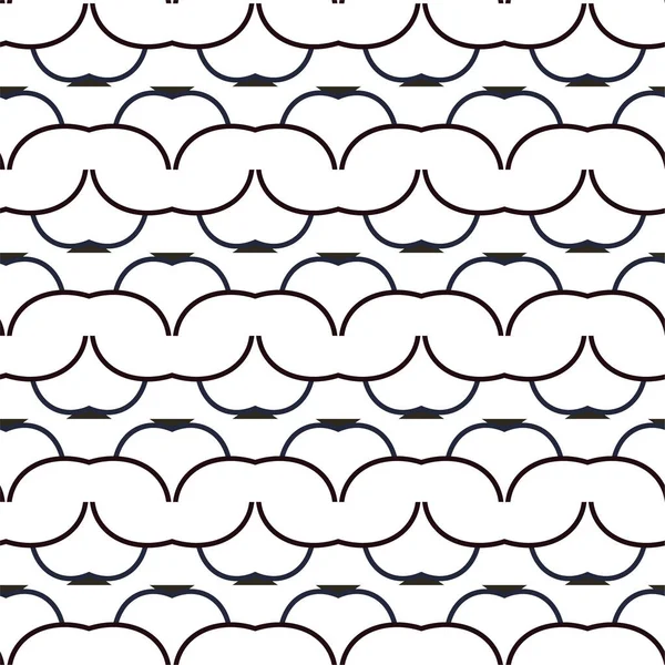 Abstrakte Geometrische Ornamentale Nahtlose Muster Design Hintergrund Vektorillustration — Stockvektor