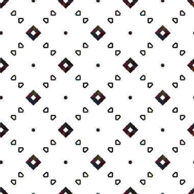 Soyut geometrik süslemesiz desen. tasarım arkaplanı, vektör illüstrasyonu