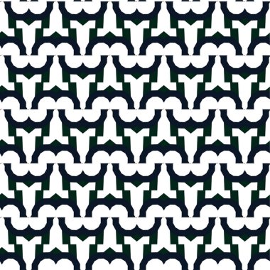Geometrik süslemeli vektör deseni. Kusursuz tasarım dokusu 