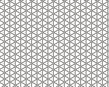 Geometrik süslemeli vektör deseni. Kusursuz tasarım dokusu 