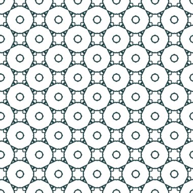 Geometrik süslemeli vektör deseni. Kusursuz tasarım dokusu 