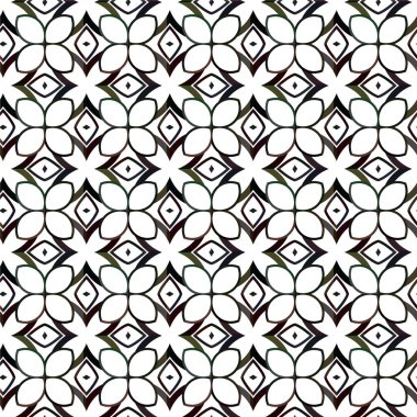 Soyut geometrik süslemesiz desen. tasarım arkaplanı, vektör illüstrasyonu