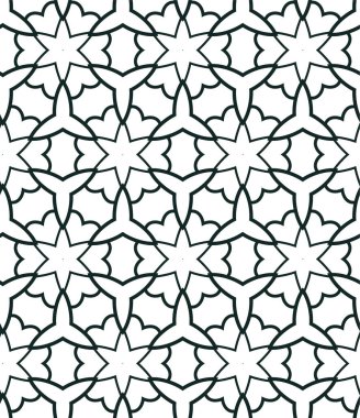 Soyut geometrik süslemesiz desen. tasarım arkaplanı, vektör illüstrasyonu