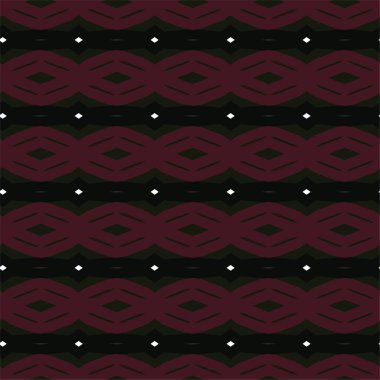 Geometrik süslemeli vektör deseni. Kusursuz tasarım dokusu 