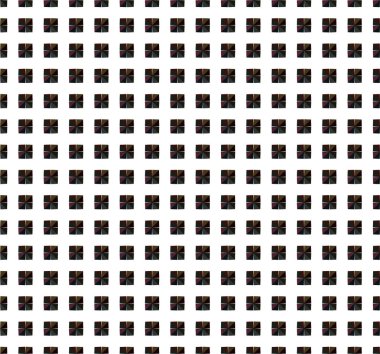 Geometrik süslemeli vektör deseni. Kusursuz tasarım dokusu 