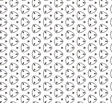 Soyut geometrik süslemesiz desen. tasarım arkaplanı, vektör illüstrasyonu