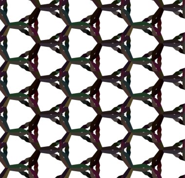 Soyut geometrik süslemesiz desen. tasarım arkaplanı, vektör illüstrasyonu