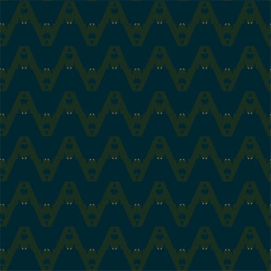 Geometrik süslemeli vektör deseni. Kusursuz tasarım dokusu 