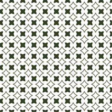 Geometrik süslemeli vektör deseni. Kusursuz tasarım dokusu 