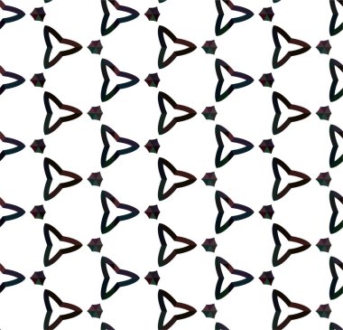 Soyut geometrik süslemesiz desen. tasarım arkaplanı, vektör illüstrasyonu