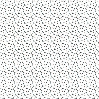 Geometrik süslemeli vektör deseni. Kusursuz tasarım dokusu 
