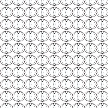 Geometrik süslemeli vektör deseni. Kusursuz tasarım dokusu 