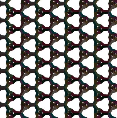 Soyut geometrik süslemesiz desen. tasarım arkaplanı, vektör illüstrasyonu