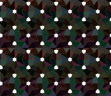 Soyut geometrik süslemesiz desen. tasarım arkaplanı, vektör illüstrasyonu